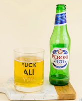 Fuck Y'All Rocks Glass